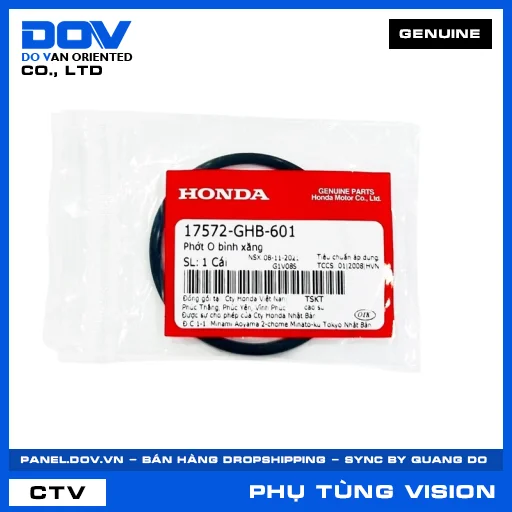 PHỚT O BÌNH XĂNG VISION 110 — 17572GHB610