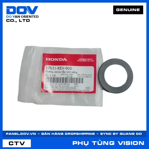 GIOĂNG CAO SU NẮP BÌNH XĂNG VISION 110 — 17631KEV900