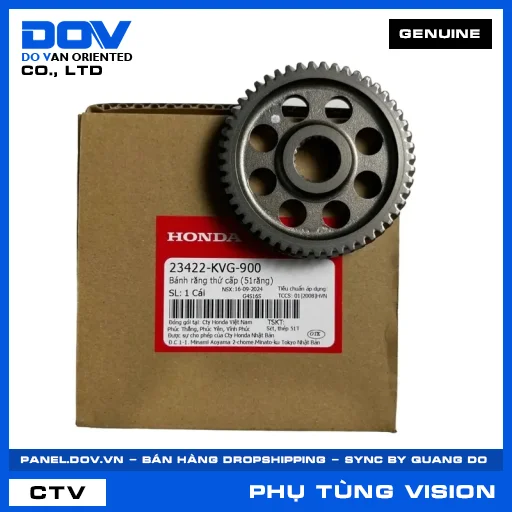 BÁNH RĂNG THỨ CẤP (51RĂNG) VISION 110 — 23422KVG900
