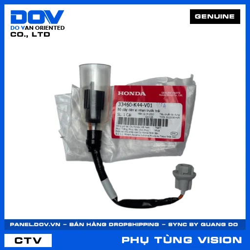 BỘ DÂY ĐÈN XI NHAN TRƯỚC TRÁI (đèn báo rẽ) VISION 110 — 33460K44V01