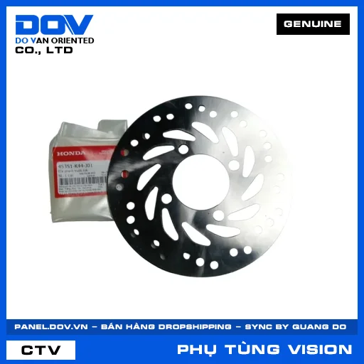 ĐĨA PHANH TRƯỚC TRÁI (đĩa thắng) VISION 110 — 45351K44J01