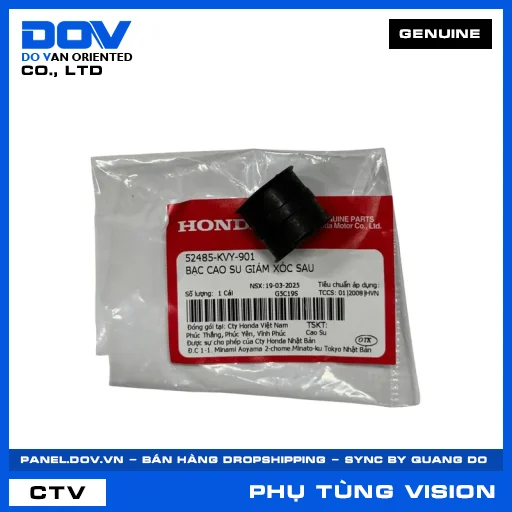 BẠC CAO SU GIẢM XÓC SAU (phuộc) VISION 110 — 52485KVY901