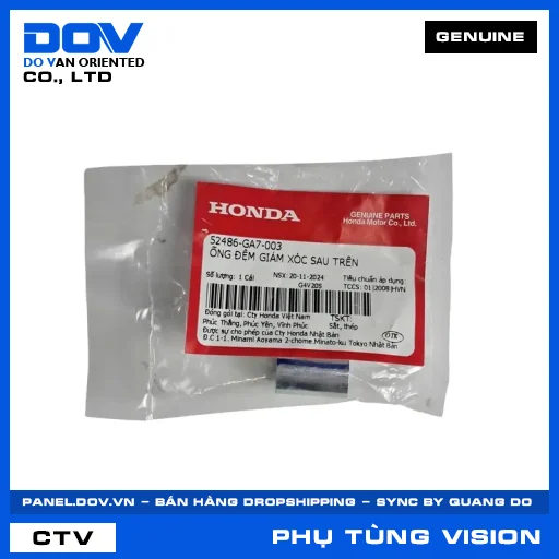 ỐNG ĐỆM GIẢM XÓC SAU TRÊN (phuộc) VISION 110 — 52486GA7003