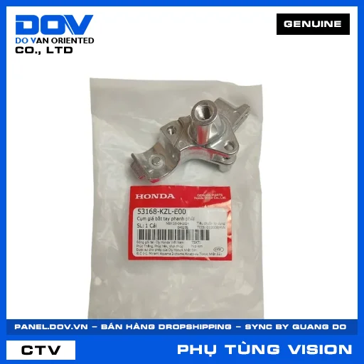 CỤM GIÁ BẮT TAY PHANH PHẢI (tay thắng) VISION 110 — 53168KZLE00