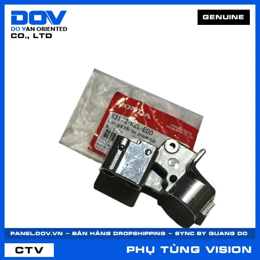 CỤM GIÁ BẮT TAY PHANH TRÁI (tay thắng) VISION 110 — 53172KZLE00
