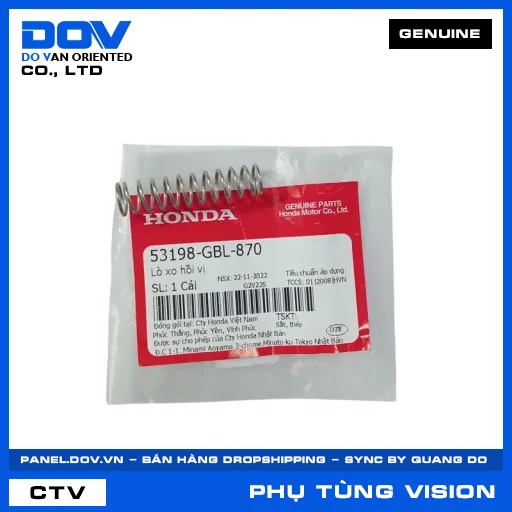 LÒ XO HỒI VỊ VISION 110 — 53198GBL870