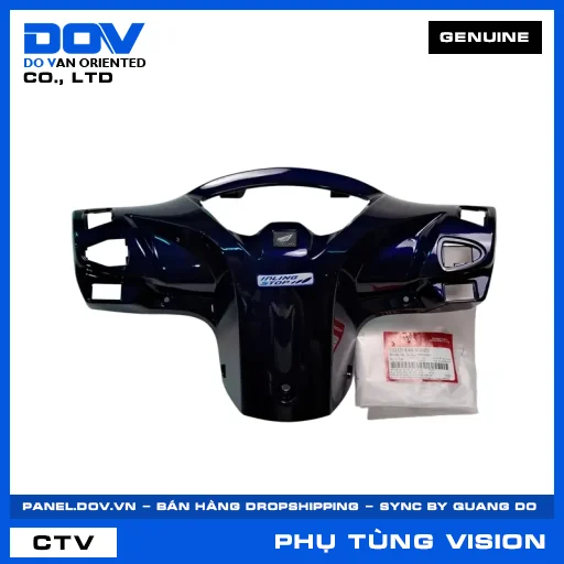 BỘ NẮP TAY LÁI SAU *PB390M* VISION, VISION 110 — 53210K44V00ZD