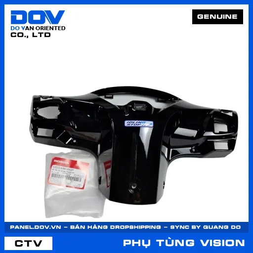BỘ NẮP TAY LÁI SAU *NHB25M* VISION, VISION 110 — 53210K44V00ZF