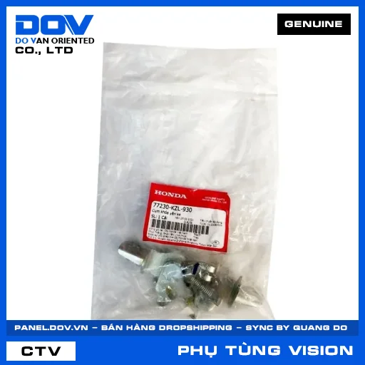 CỤM KHÓA YÊN XE VISION 110 — 77230KZL930