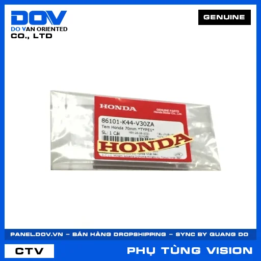TEM HONDA 70MM *R340* VISION 110 — 86101K44V30ZA
