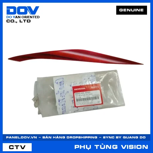 TEM MẶT NẠ TRƯỚC TRÁI *R340* VISION 110 — 86642KZLE00ZC