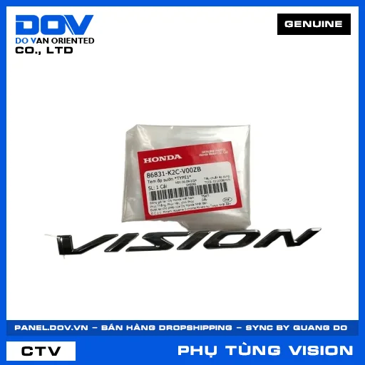 TEM ỐP SƯỜN *TYPE1* VISION 110 — 86831K2CV00ZB