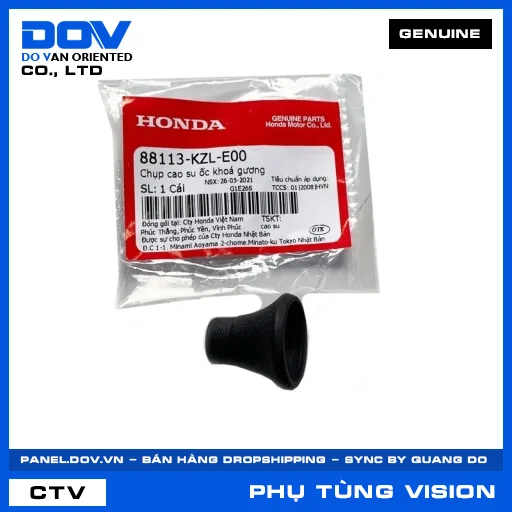 CHỤP CAO SU ỐC KHOÁ GƯƠNG (kiếng) VISION 110 — 88113KZLE00