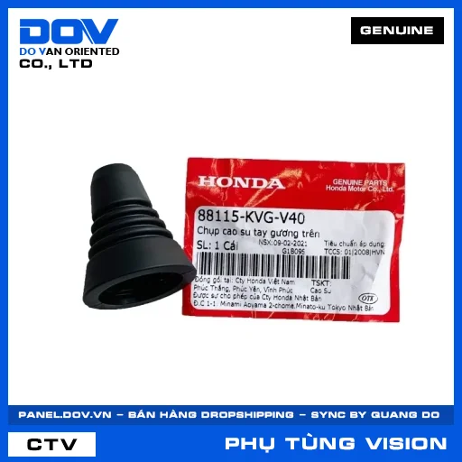 CHỤP CAO SU TAY GƯƠNG TRÊN (kiếng) VISION 110 — 88115KVGV40