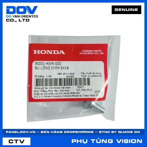 BU LÔNG CHÌM 6X18 VISION 110 — 90001KWR000