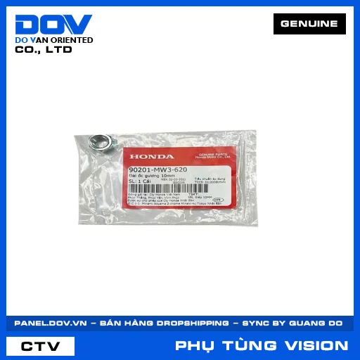 ĐAI ỐC GƯƠNG 10MM (kiếng) VISION 110 — 90201MW3620