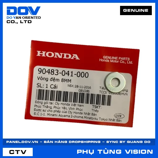 VÒNG ĐỆM 8MM VISION 110 — 90483041000