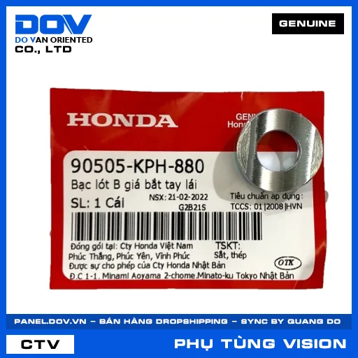 BẠC LÓT B GIÁ BẮT TAY LÁI VISION 110 — 90505KPH880