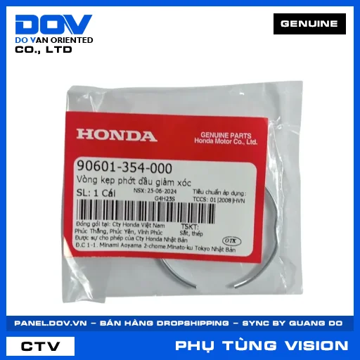 VÒNG KẸP PHỚT DẦU GIẢM XÓC (phuộc) VISION 110 — 90601354000
