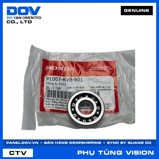 VÒNG BI 6201 VISION 110 — 91007KVB901