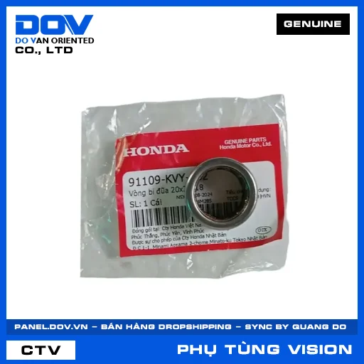 VÒNG BI ĐŨA 20X29X18 VISION 110 — 91109KVY902