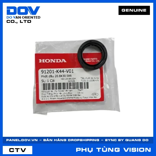 PHỚT DẦU 20.8X30.5X6 VISION 110 — 91201K44V01
