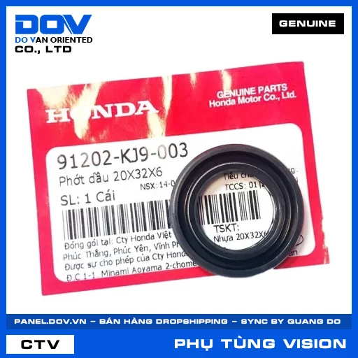 Phớt dầu 20X32X6 VISION 110 — 91202KJ9003