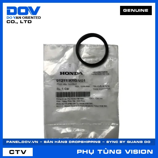 PHỚT DẦU 34X39X3 VISION 110 — 91211K1GV01