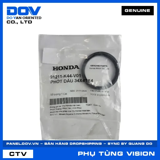 PHỚT DẦU 34X41X4 VISION 110 — 91211K44V01