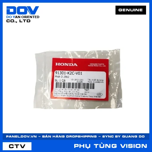 PHỚT O 29X2 VISION 110 — 91301K2CV01