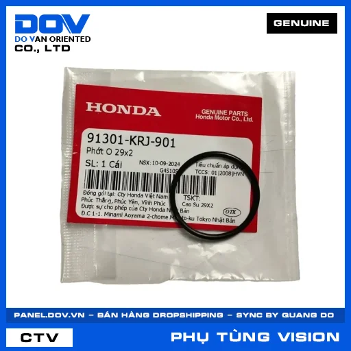 PHỚT O 29X2 VISION 110 — 91301KRJ901