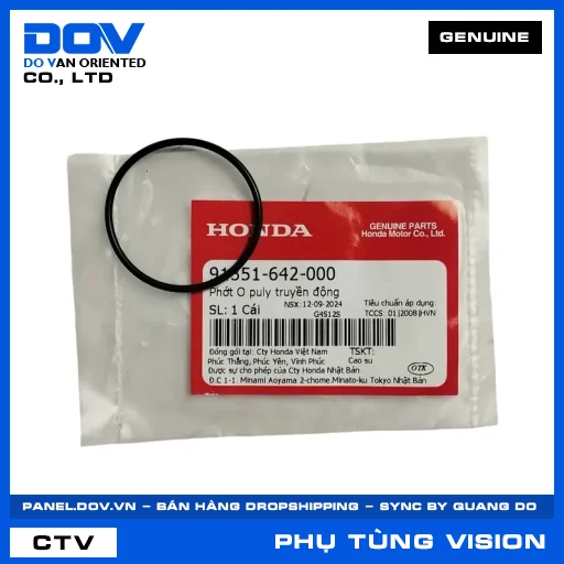 PHỚT O PULY TRUYỀN ĐỘNG VISION 110 — 91351642000