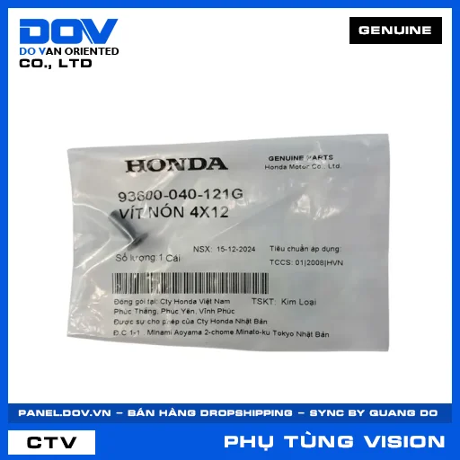VÍT NÓN 4X12 VISION 110 — 93600040121G