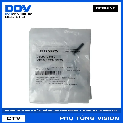 VÍT TỰ REN 5X20 VISION 110 — 9390325480