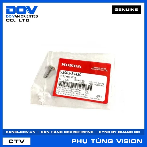 VÍT TỰ REN 4X16 VISION 110 — 9390334420