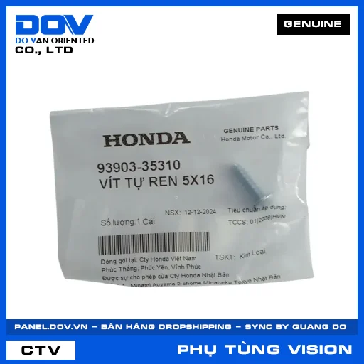 VÍT TỰ REN 5X16 VISION 110 — 9390335310