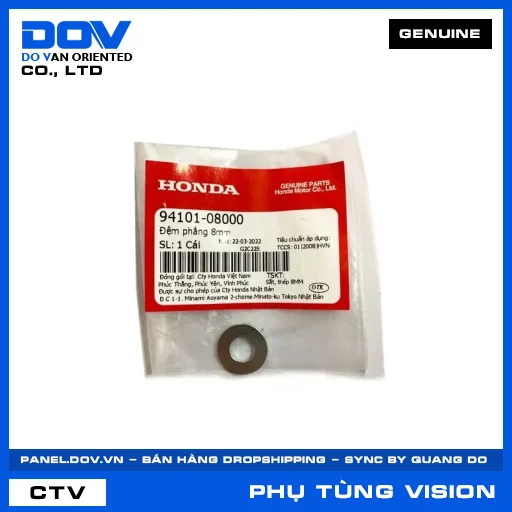 ĐỆM PHẲNG 8MM VISION 110 — 9410108000
