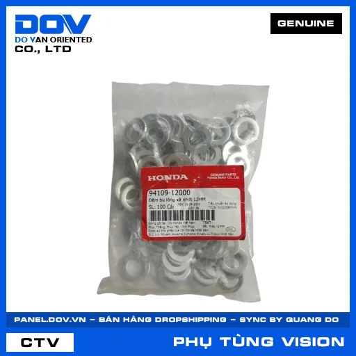 ĐỆM BU LÔNG XẢ NHỚT 12MM VISION 110 — 9410912000