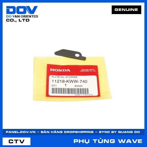 TẤM HÃM PHỚT THÂN MÁY TRÁI WAVE ALPHA 110, WAVE RSX 110 — 11218KWW740