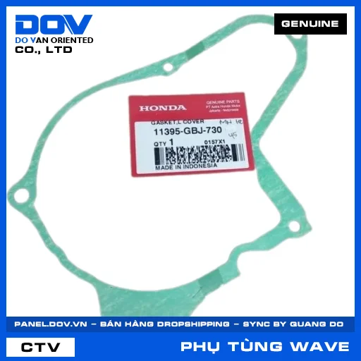 Gioăng nắp máy trái WAVE ALPHA — 11395GBJ730