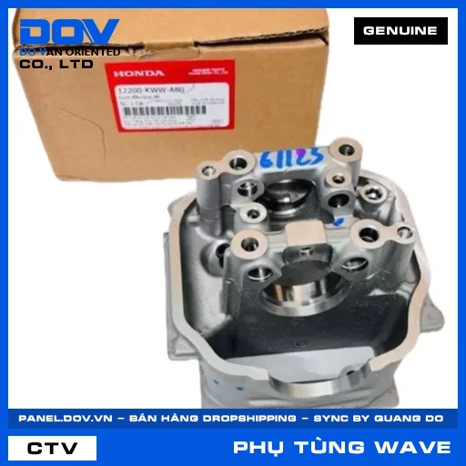 CỤM ĐẦU QUY LÁT WAVE ALPHA 110, WAVE RSX 110 — 12200KWWA80