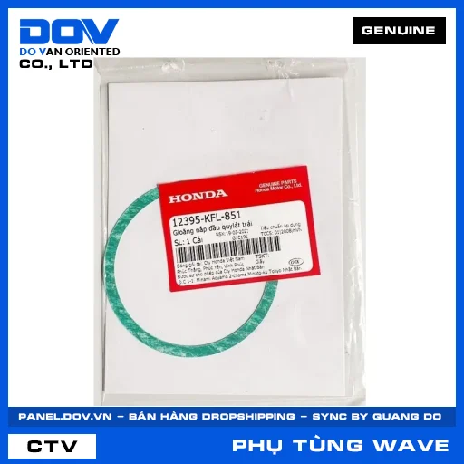 Gioăng nắp đầu quylát trái WAVE 100, WAVE ALPHA — 12395KFL851