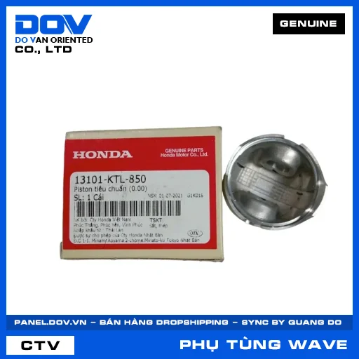 PISTON TIÊU CHUẨN (0.00) WAVE 100, WAVE ALPHA — 13101KTL850