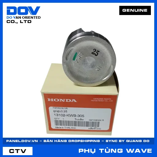 PISTON CỐT 1 (0.25) WAVE RSX 110 — 13102KWB305