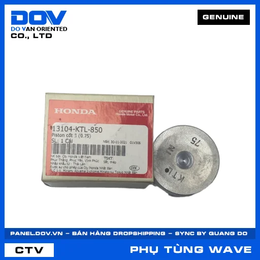 PISTON CỐT 3 (0.75) WAVE 100, WAVE ALPHA — 13104KTL850