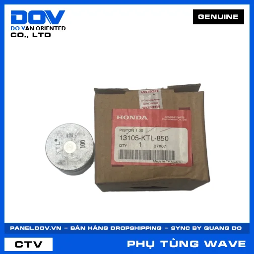 Piston cốt 4 (1.00) WAVE 100, WAVE ALPHA — 13105KTL850