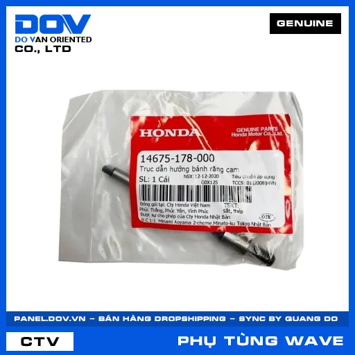 TRỤC DẪN HƯỚNG BÁNH RĂNG CAM WAVE 100, WAVE ALPHA — 14675178000