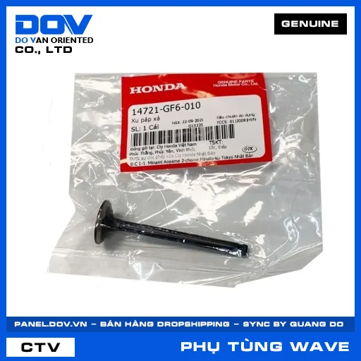 XU PÁP XẢ WAVE 100, WAVE ALPHA — 14721GF6010