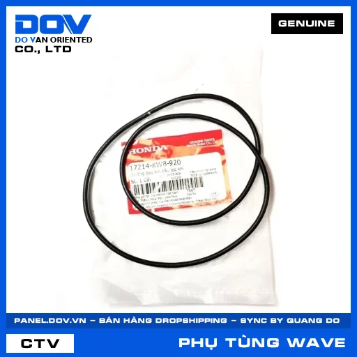 GIOĂNG BAO KÍN BẦU LỌC KHÍ (lọc gió) WAVE ALPHA 110, WAVE RSX 110 — 17214KWB920
