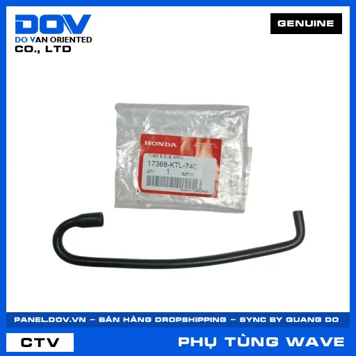 ỐNG LỌC GIÓ PHỤ B (lọc khí) WAVE ALPHA — 17368KTL740